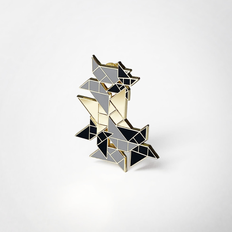 Butterflies brooch